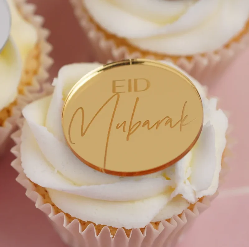 10 stuks Eid Cupcake Toppers