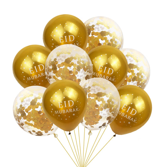 Eid baloonnen set 10 stuks (15 varianten)