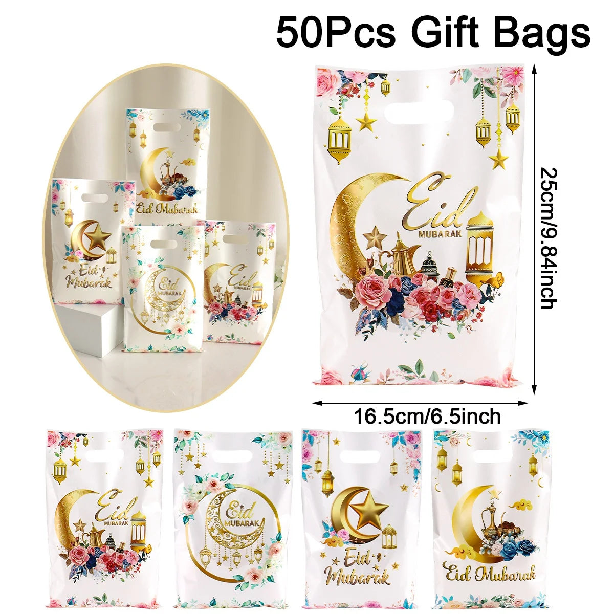 Eid Mubarak Gift Bags/ snoep zakjes