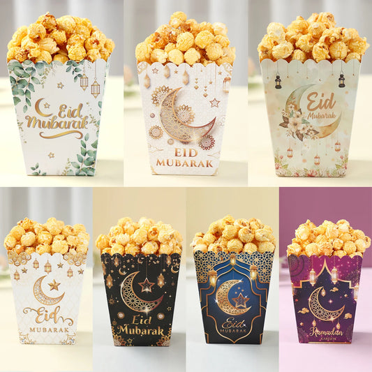 10 stuks Eid Popcorn doosjes