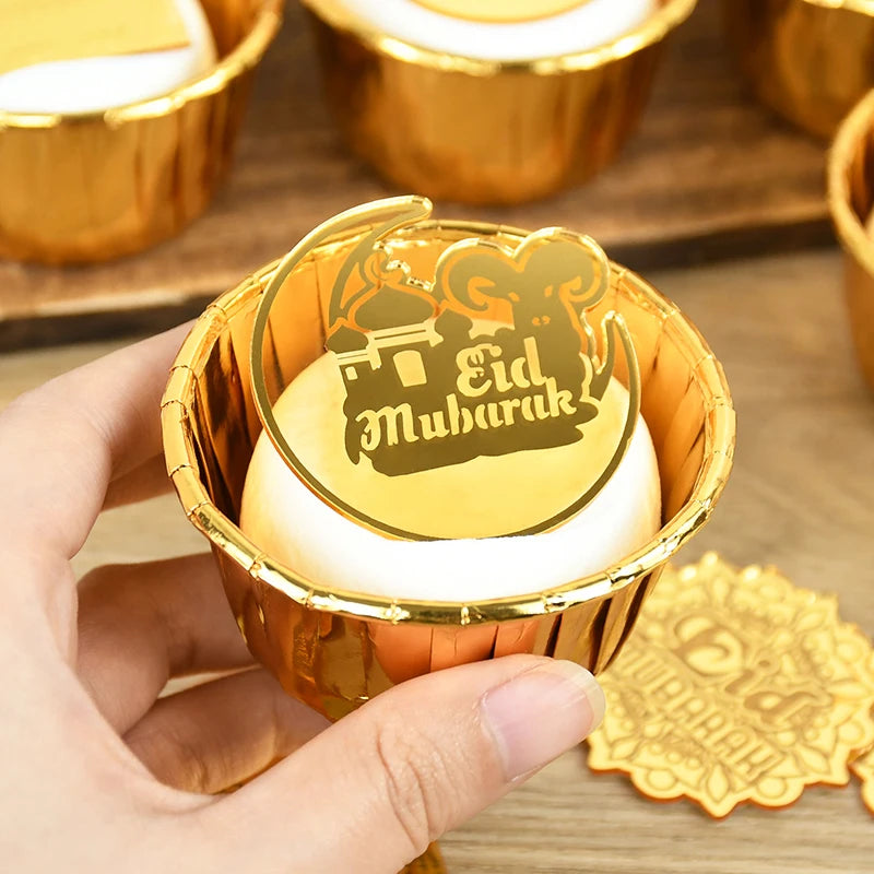 Eid Mubarak Cake Toppers (11 varianten)