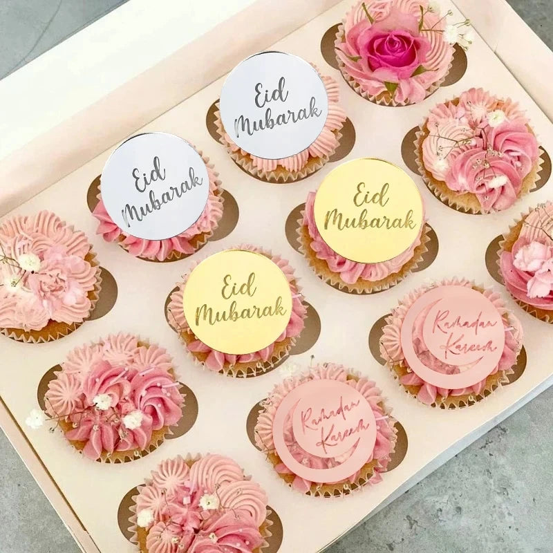 Eid Mubarak Cake Toppers (11 varianten)