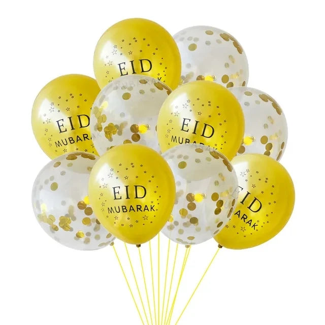Eid ballonnen set 10 stuks (12 varianten)