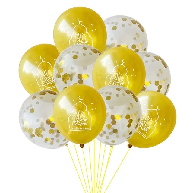 Eid ballonnen set 10 stuks (12 varianten)