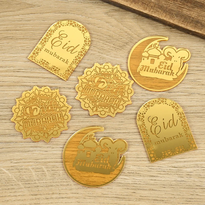Eid Mubarak Cake Toppers (11 varianten)