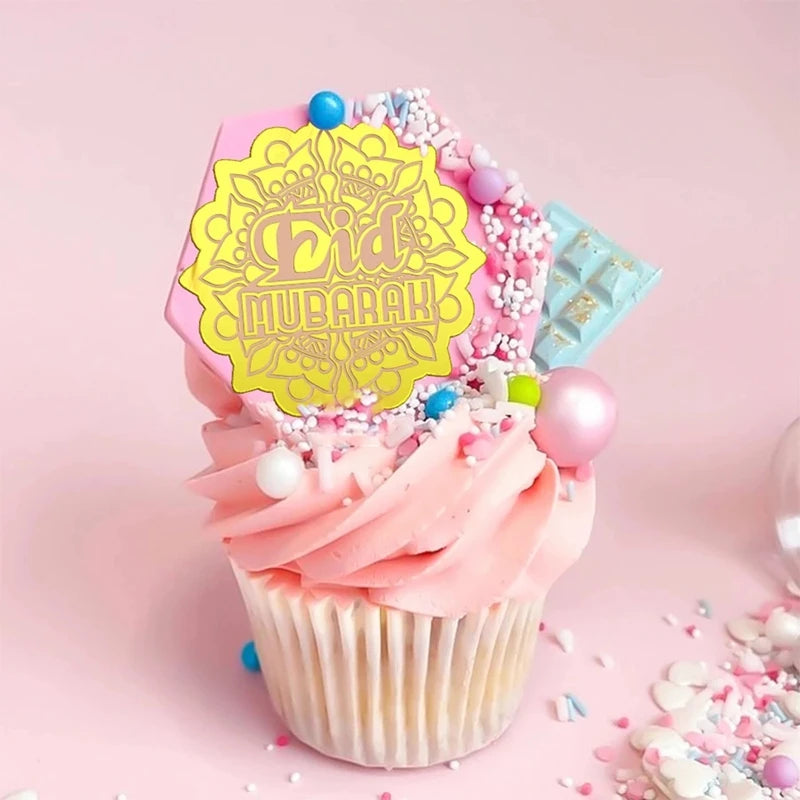Eid Mubarak Cake Toppers (11 varianten)