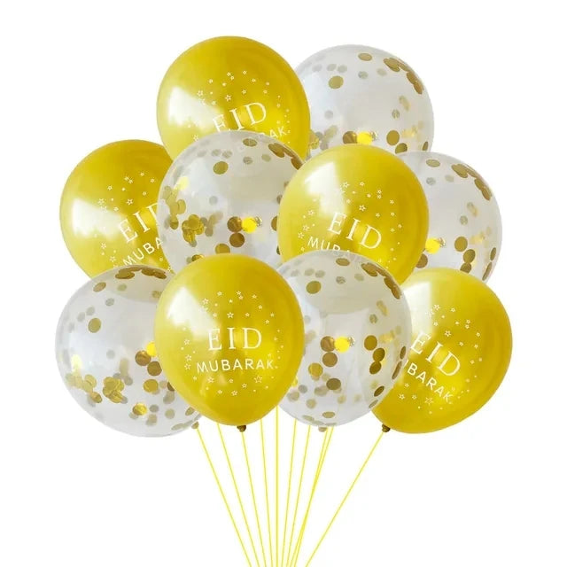 Eid ballonnen set 10 stuks (12 varianten)