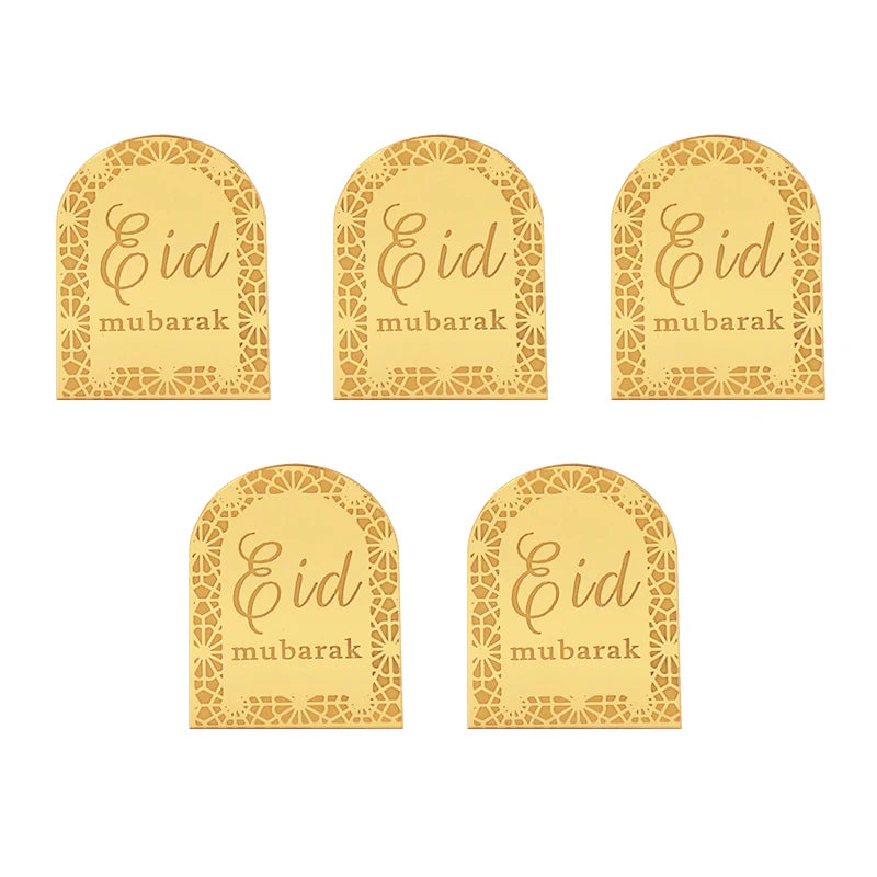 Eid Mubarak Cake Toppers (11 varianten)